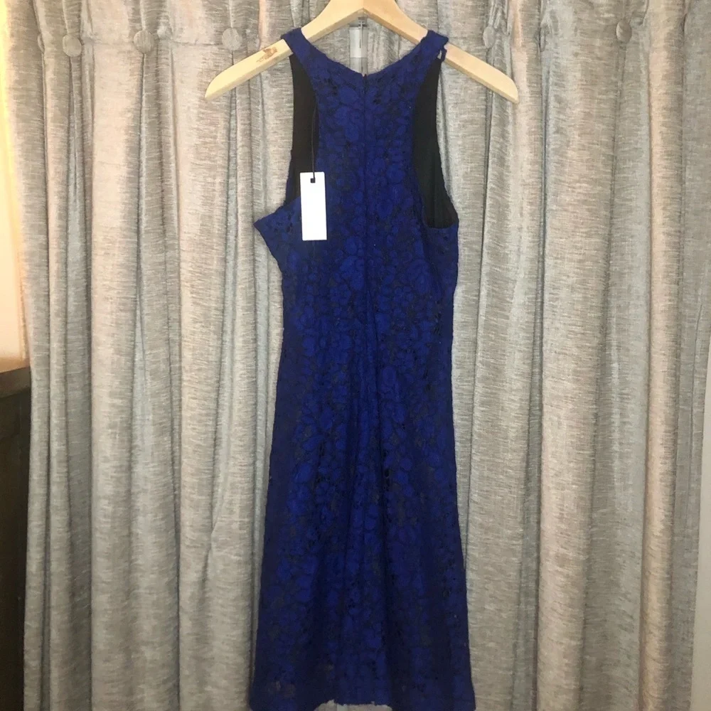 NWT Townsen Blue Lace Mini Dress Size 4